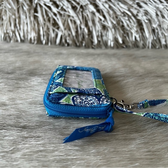 VERA BRADLEY Daisy Doodle 2012 All In One Wristlet Blue Green Lippie Case - Picture 6 of 9